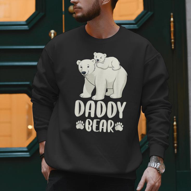 Daddy Bear And Cub Polar Bear Men Sweatshirt Daddy Bear And Cub Polar Bear Men Sweatshirt