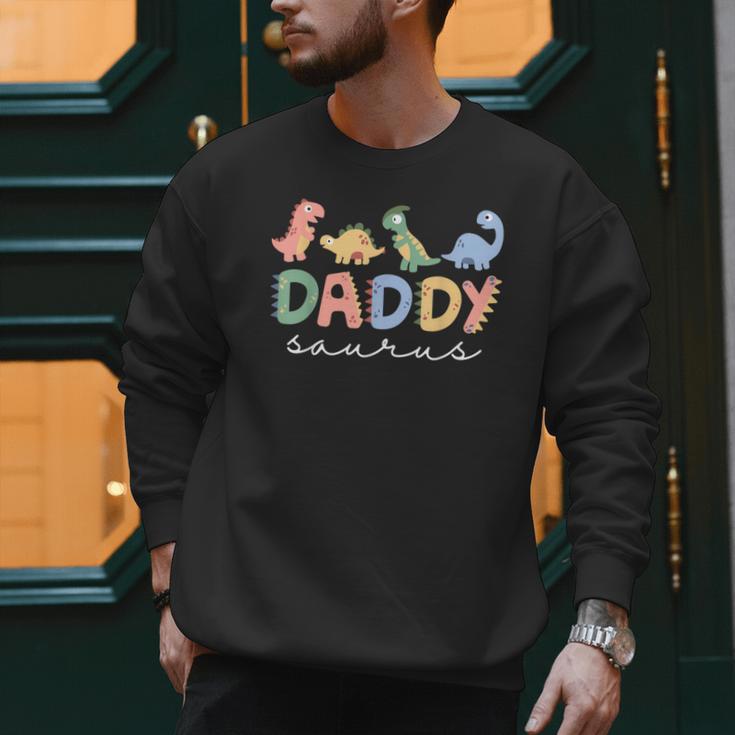 DaddysaurusRex Dinosaur Dad Daddy Saurus Family Men Sweatshirt