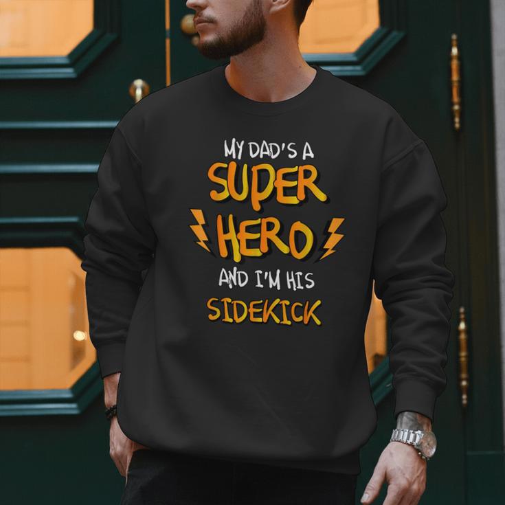 My Dads a Superhero Shirt Cool KidsShirt Men Sweatshirt
