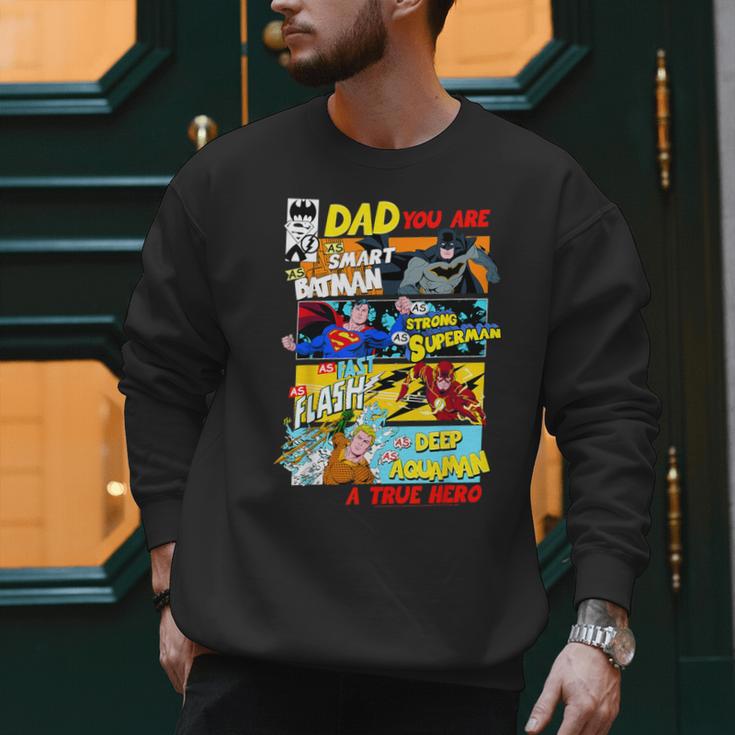 DC Comics Father's Day Justice League Dad Attributes Men Sweatshirt
