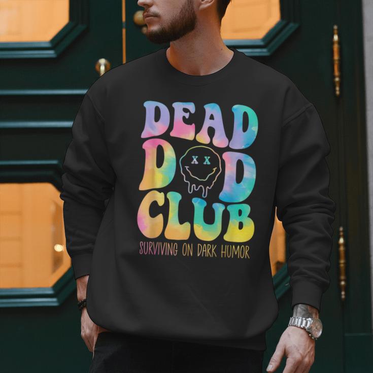 Dead Dad Club Surviving On Dark Humor Hippie Men Sweatshirt