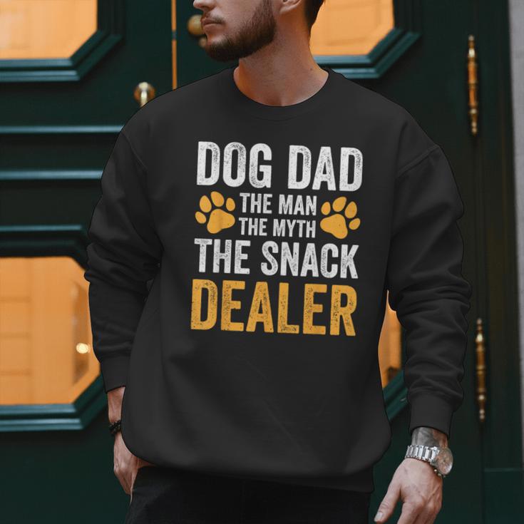 Dog Dad The Man The Myth The Snack Dealer Men Sweatshirt