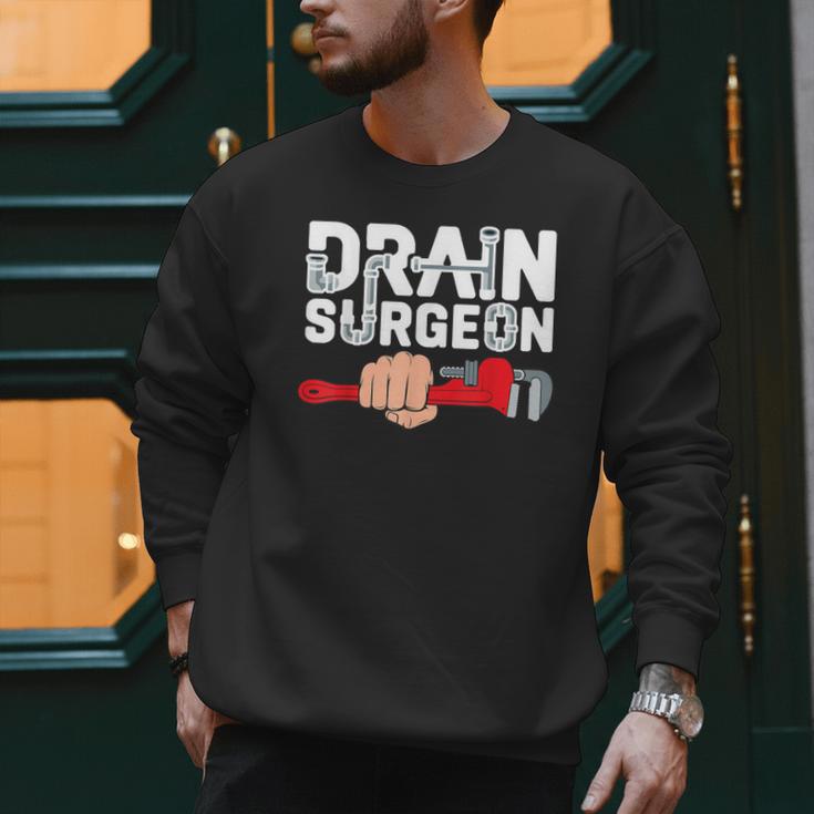 Drain Surgeon Plumber Job Professional Dad Men Men Sweatshirt Drain Surgeon Plumber Job Professional Dad Men Men Sweatshirt