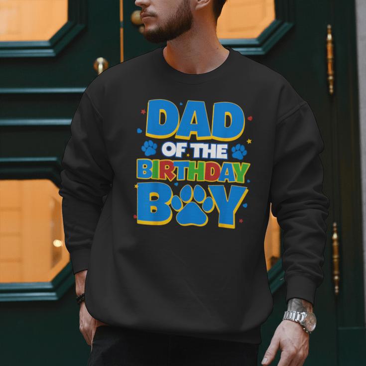 Family Matching Party Shirt Dad Of The Birthday Boy Men Sweatshirt