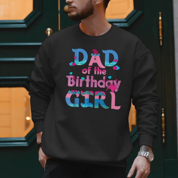 Family Party Decorations Dad Of The Birthday Girl T-Shirt Men Sweatshirt