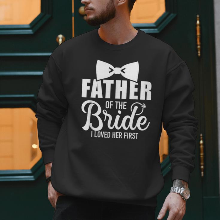 Father Of The Bride Father Dad Bride Wedding Stag Night Men Sweatshirt