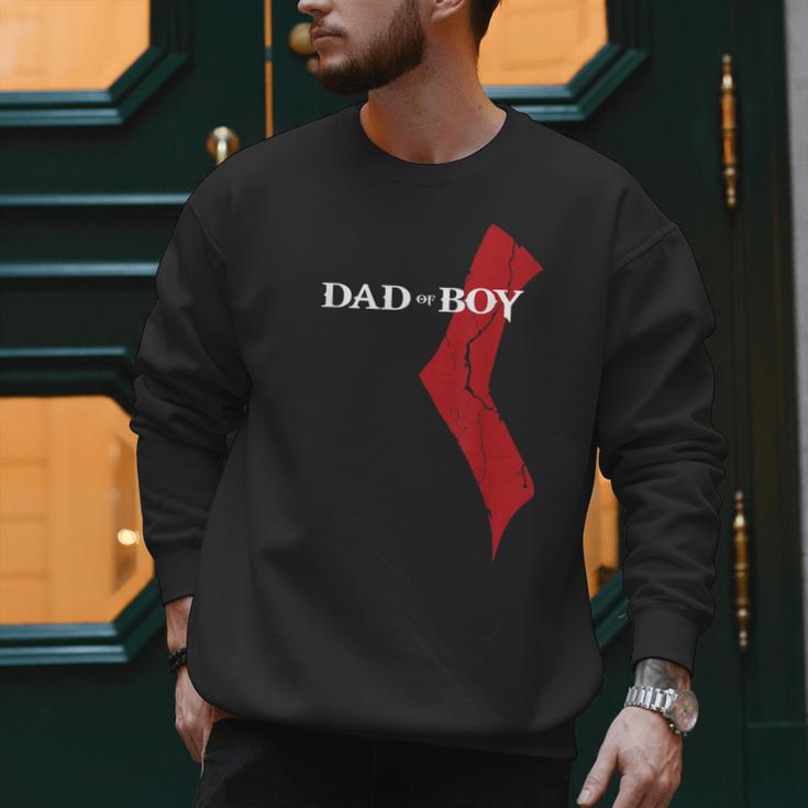 God Of Boy Dad Video Game Tshirt Father's Day Edition Men Sweatshirt