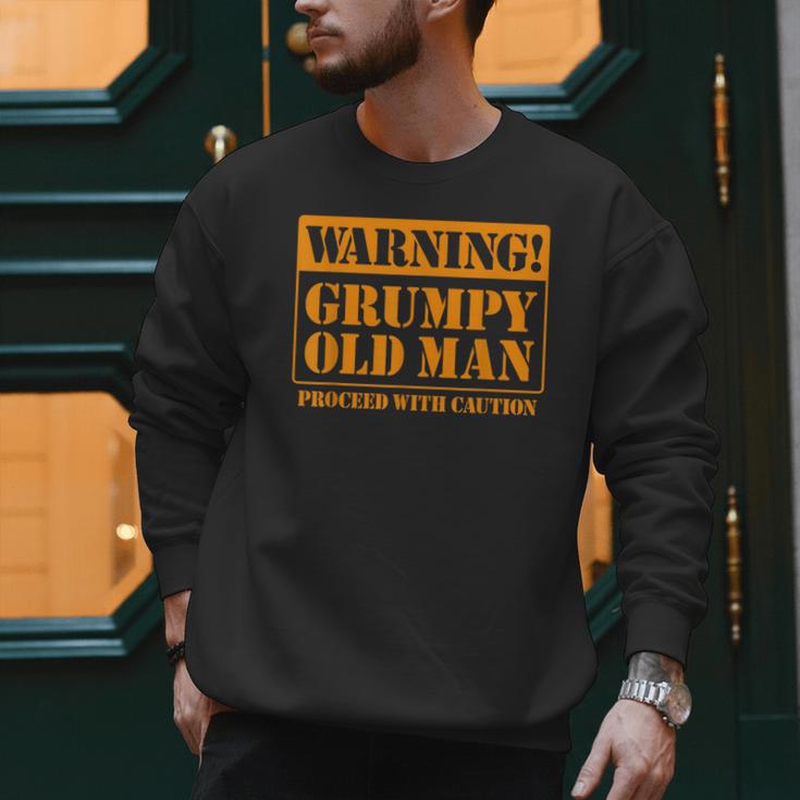 Grumpy Old Man Tee Shirt For Grandfathers Dads Father's Day Men Sweatshirt