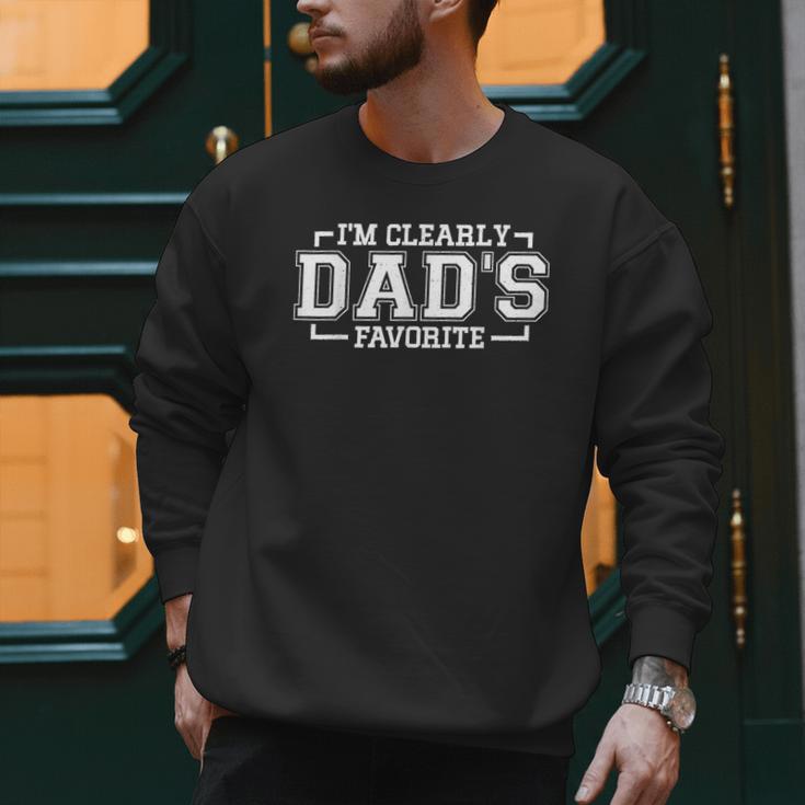 I'm Clearly Dad's Favorite Favorite Child And Favorite Son Men Sweatshirt