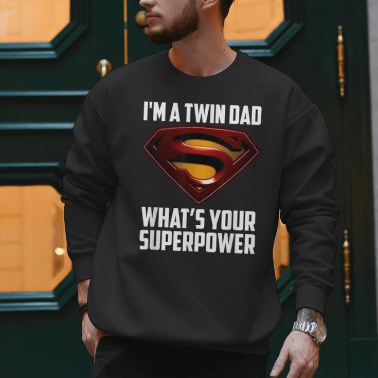 I'm A Twin DAD-What's Your Superpower Men Sweatshirt