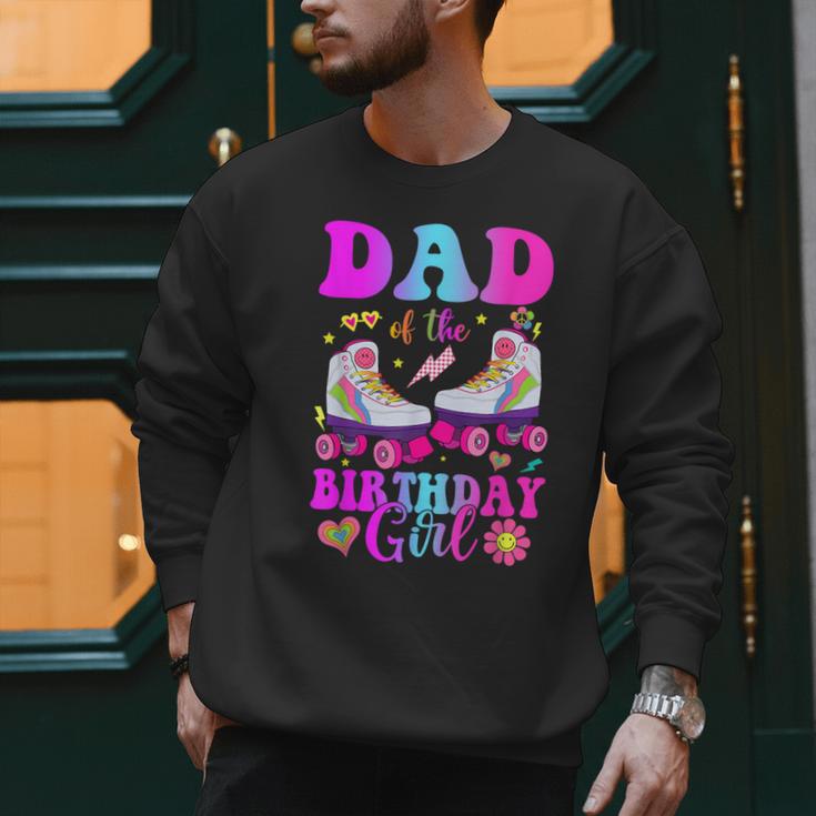 Let's Roll Dad Of The Birthday Girl Roller Skate Birthday Men Sweatshirt Let's Roll Dad Of The Birthday Girl Roller Skate Birthday Men Sweatshirt
