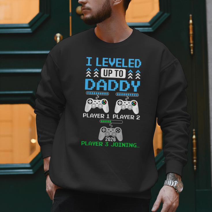 Leveled Up To Daddy Again Gamer Dad Est 2026 Men Sweatshirt Leveled Up To Daddy Again Gamer Dad Est 2026 Men Sweatshirt