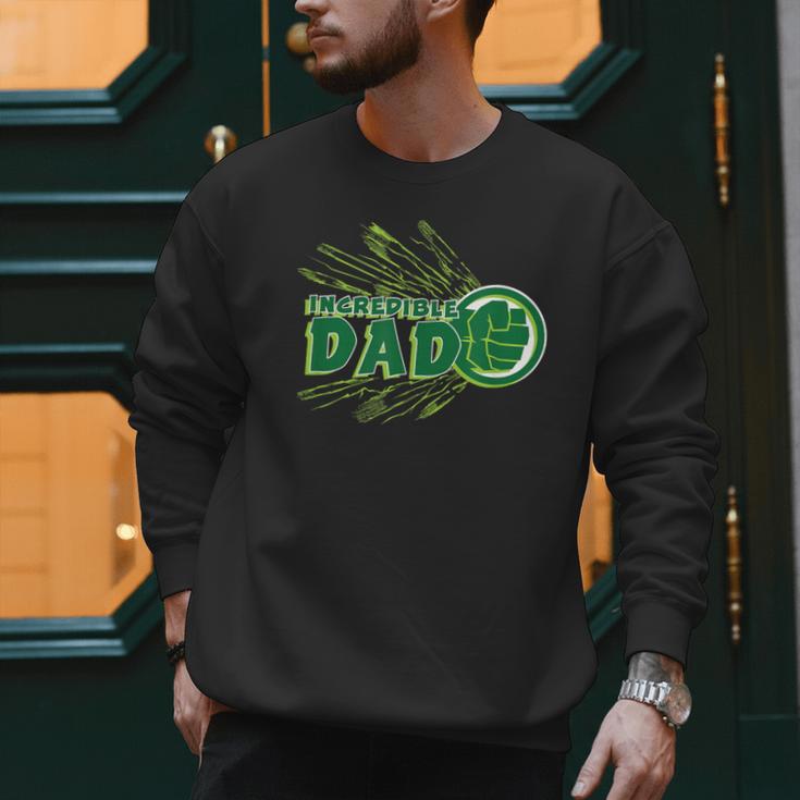 Marvel Hulk Incredible Dad Family Trip Vacation Father's Day Men Sweatshirt Marvel Hulk Incredible Dad Family Trip Vacation Father's Day Men Sweatshirt