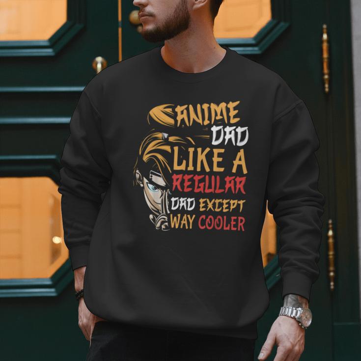 Men Anime Father's Day Anime Dad Except Way Cooler Men Sweatshirt