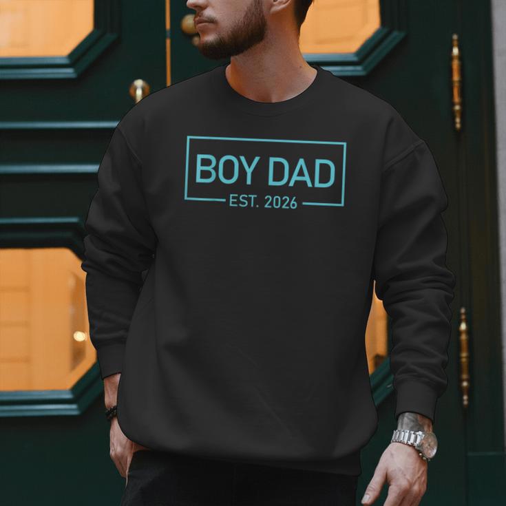 Men Boy Dad Est 2026 Newborn Daddy Father Baby Boy Son Men Sweatshirt