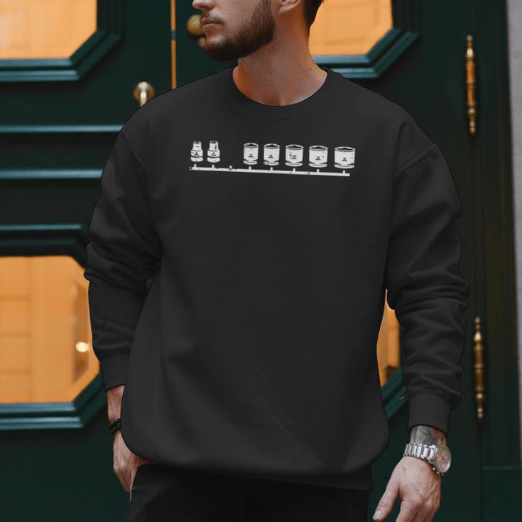 Missing 10mm Socket Car Auto Mechanic Garage Men Dad Men Sweatshirt