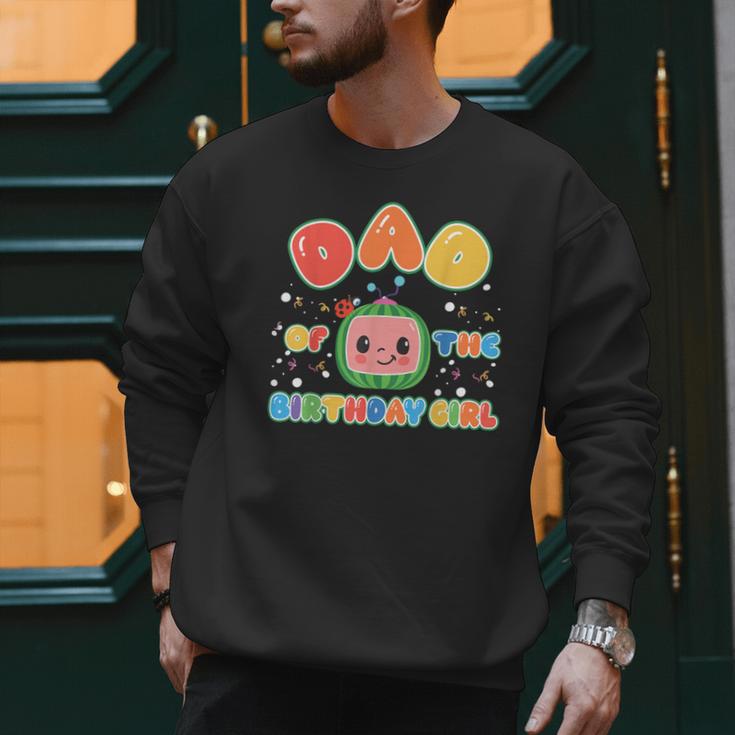Mom And Dad Of The Birthday Girl Melon Family Matching Men Sweatshirt