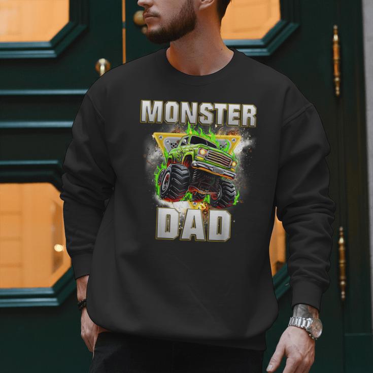Monster Truck Dad Monster Truck Are My Jam Adults Kids Men Sweatshirt