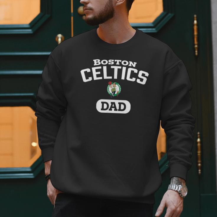 NBA Boston Celtics Dad Arched Team Logo Men Sweatshirt