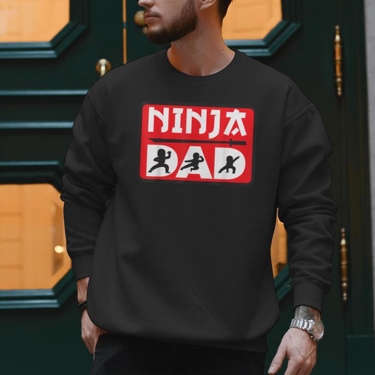 Ninja Dad Matching Family Ninja Warrior Men Sweatshirt