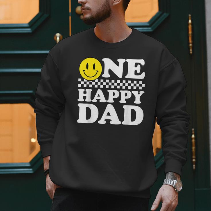 One Happy Dude Dad 1st Birthday Family Matching Men Sweatshirt