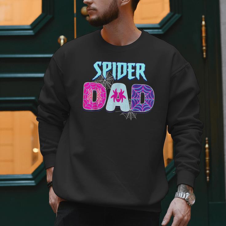 Parents Mom Spider Dad Matching Family Birthday Men Sweatshirt
