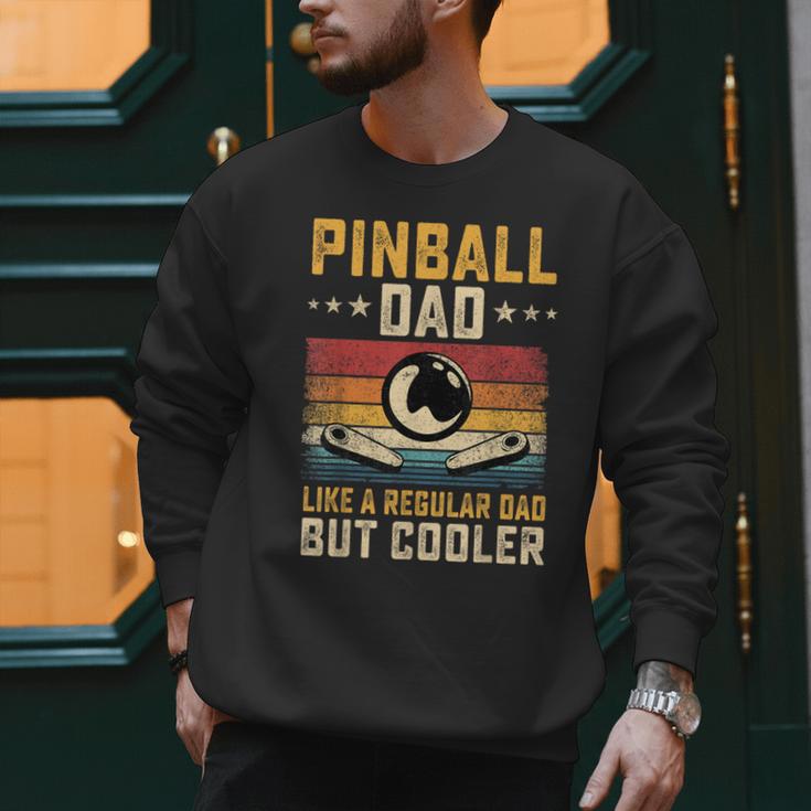 Pinball Dad Like Regular Dad But Cooler Father's Day Men Sweatshirt