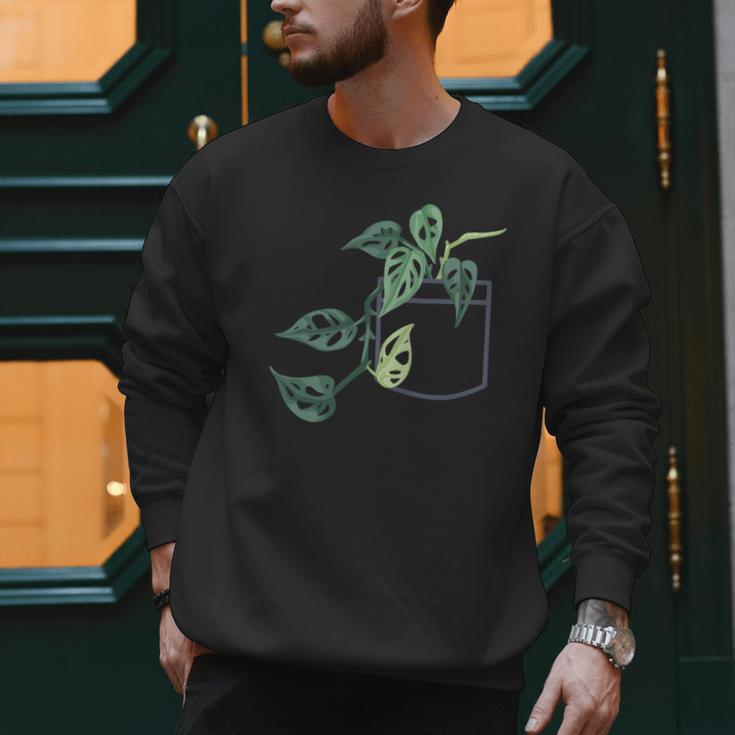 Plant Dad Plant Mom Grow Monstera Adansonii Urban Gardener Men Sweatshirt