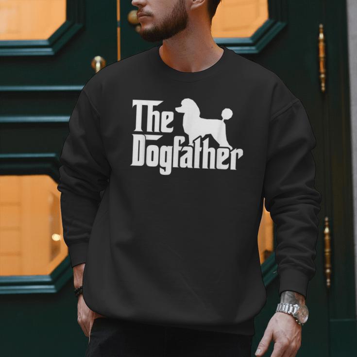 Poodle The Dogfather Cool Dog Daddy Dad Papa Father Men Kids Men Sweatshirt