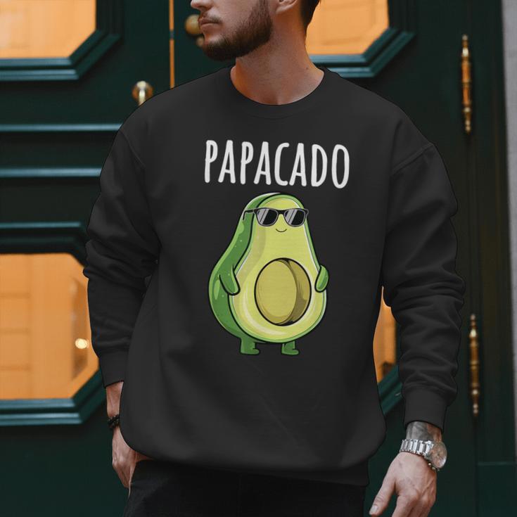Pregnancy Announcement Shirts Men Dad Papacado Men Sweatshirt