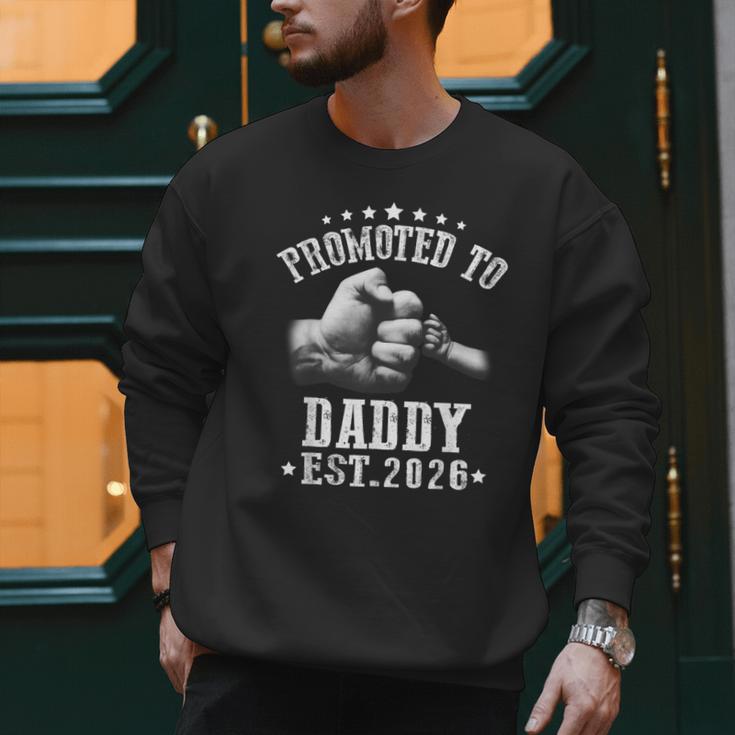 Promoted To Daddy Est 2026 Soon To Be Daddy 2026 Men Sweatshirt