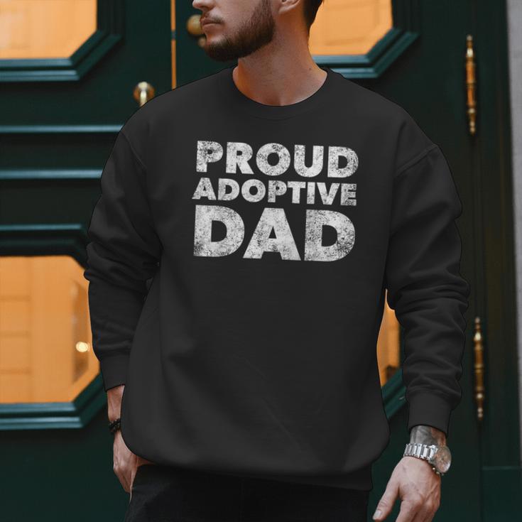Proud Adoptive Dad Adoption Proud Father Men Sweatshirt