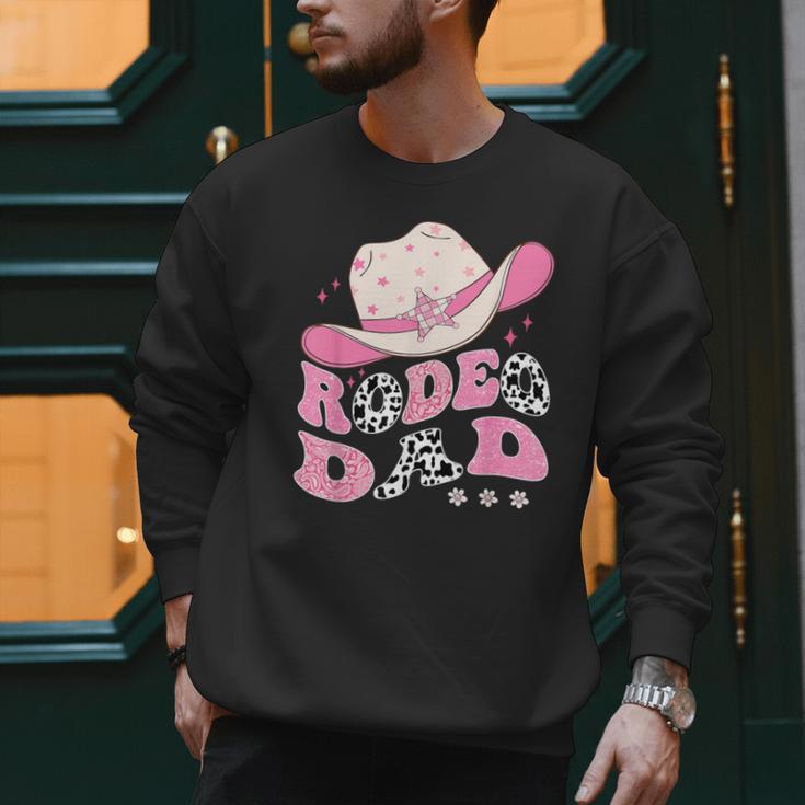 Rodeo Dad Pink Cowgirl 1St Birthday Family Matching Men Sweatshirt