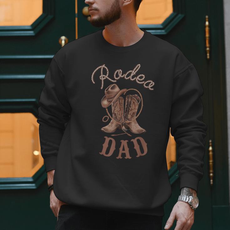 Rodeo Dad Western Cowboy Birthday Boy Family Matching Party Men Sweatshirt