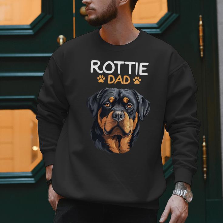 Rottie Dad Rottweiler Dog Men Sweatshirt