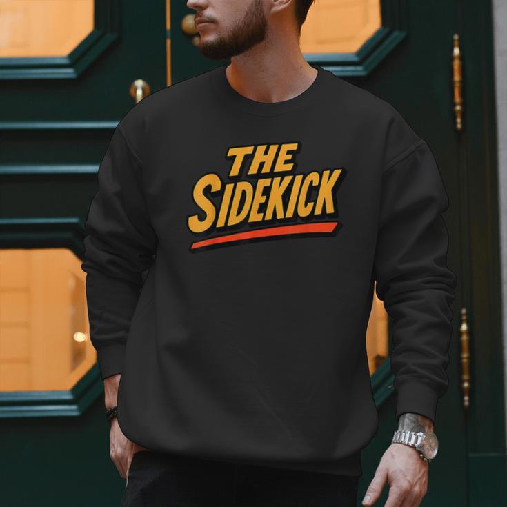 Sidekick Easy Halloween Matching Superhero Costume Dad Mom Men Sweatshirt Sidekick Easy Halloween Matching Superhero Costume Dad Mom Men Sweatshirt