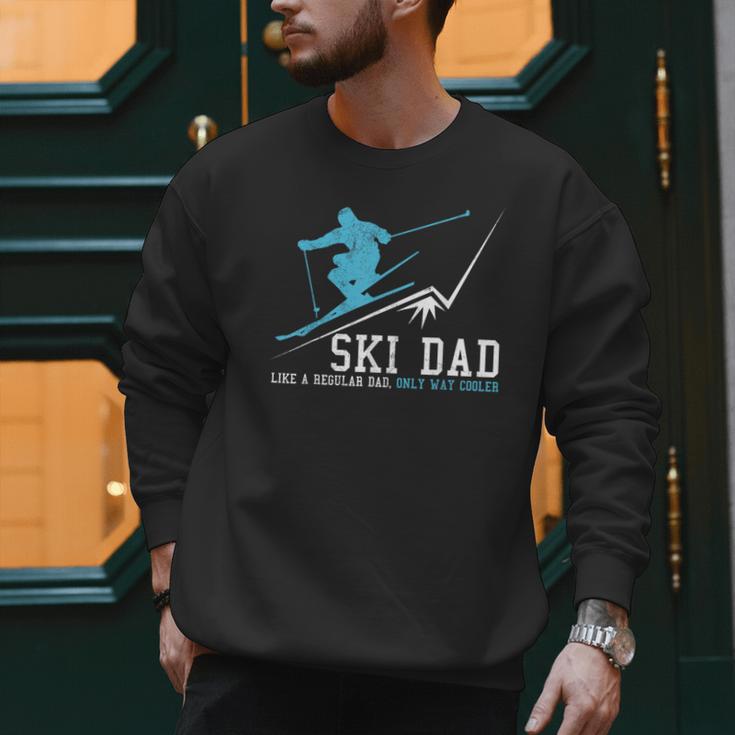 Ski Dad Winter Sports Skiing Father Men Sweatshirt