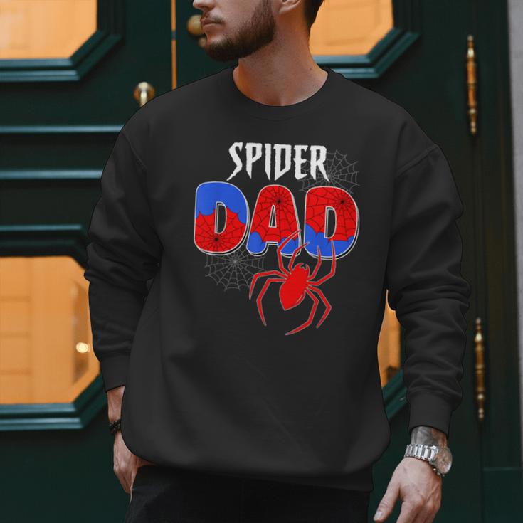Spiders Dad Matching Family Birthday Father's Day Men Sweatshirt
