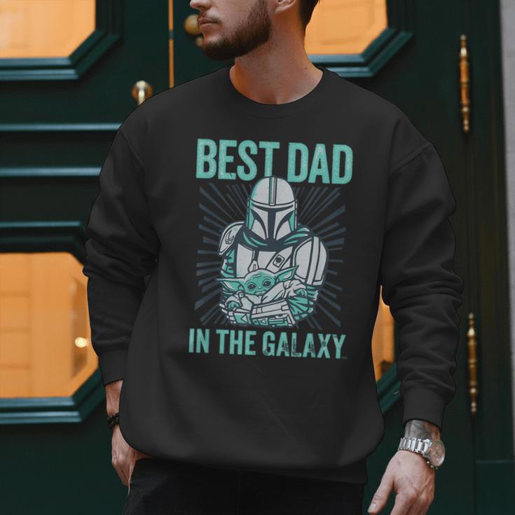 Star Wars The Mandalorian And Grogu Best Dad In The Galaxy Men Sweatshirt