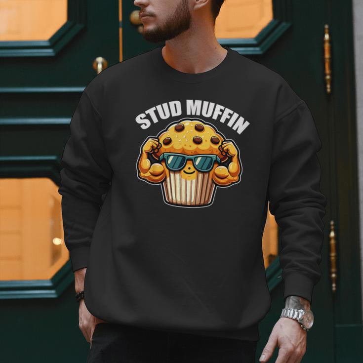 Stud Muffin Muffin Lover Dad Boyfriend Men Boys Men Sweatshirt