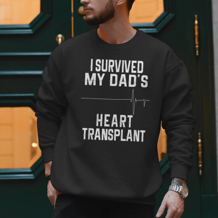 I Survived My Dad's Heart Transplant Men Sweatshirt