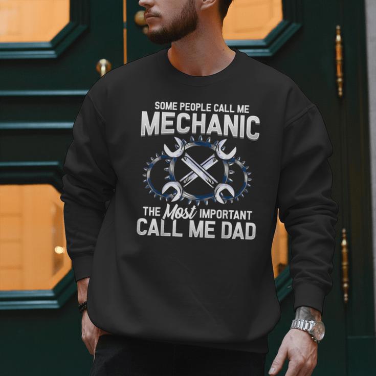 Tee Styley Mechanic Dad Novelty Small Men Sweatshirt Tee Styley Mechanic Dad Novelty Small Men Sweatshirt