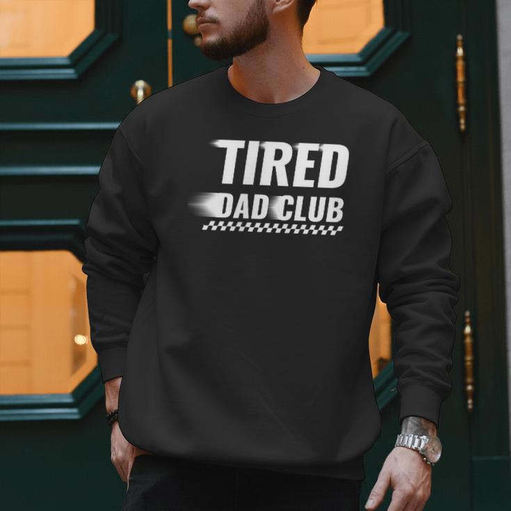 Tired Dad Club Maze Track Back 2 Sided Men Sweatshirt