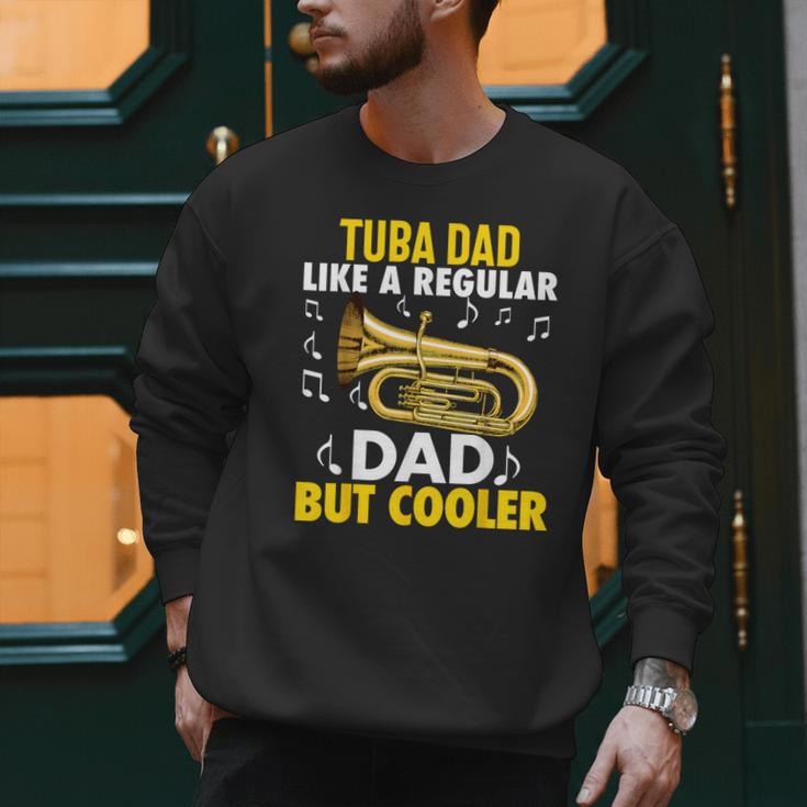 Tuba Player Men Dad Grandpa Marching Band Brass Tubist Men Sweatshirt