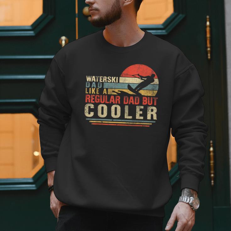 Waterski Dad Fathers Day Ski Lover Dad Water Skiing Rider Men Sweatshirt
