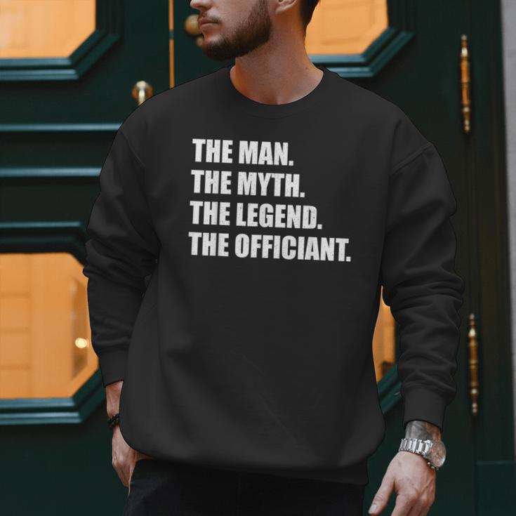 Wedding Officiant Art For Men Dad Ordained Minister Men Sweatshirt Wedding Officiant Art For Men Dad Ordained Minister Men Sweatshirt