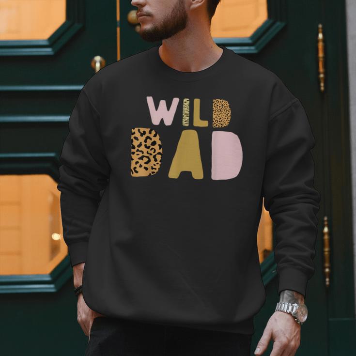 Wild Wild Dad Two Wild Birthday Outfit Zoo Birthday Animal Men Sweatshirt