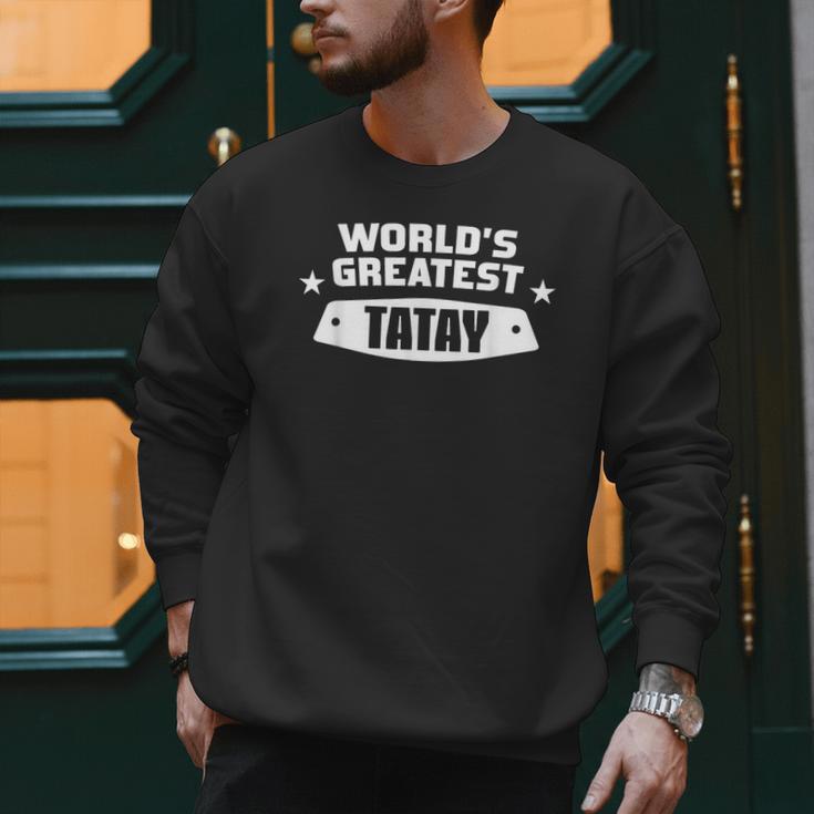 World's Greatest Tatay Shirt Filipino Dad Men Sweatshirt