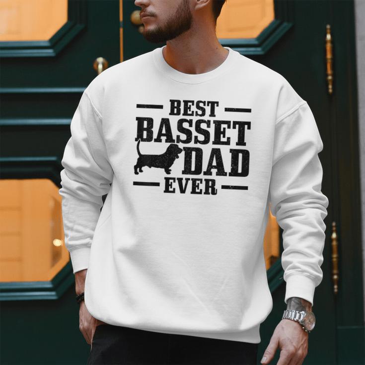 Basset Dad Dog Papa Basset Hound Men Men Sweatshirt