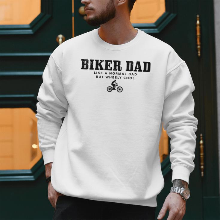 Biker Dad Mountain Bike MTB Father's Day Cyclist Men Sweatshirt Biker Dad Mountain Bike MTB Father's Day Cyclist Men Sweatshirt